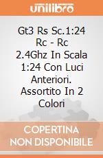 Gt3 Rs Sc.1:24 Rc - Rc 2.4Ghz In Scala 1:24 Con Luci Anteriori. Assortito In 2 Colori giochi