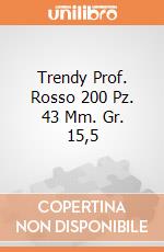 Trendy Prof. Rosso 200 Pz. 43 Mm. Gr. 15,5 gioco di Dal Negro