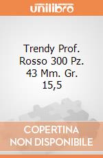 Trendy Prof. Rosso 300 Pz. 43 Mm. Gr. 15,5 gioco di Dal Negro