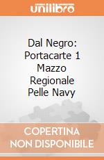 Dal Negro: Portacarte 1 Mazzo Regionale Pelle Navy gioco di Dal Negro