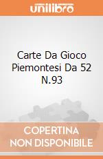 Carte Da Gioco Piemontesi Da 52 N.93 gioco di Dal Negro