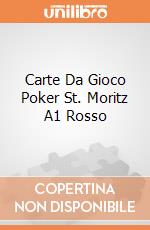 Carte Da Gioco Poker St. Moritz A1 Rosso gioco di Dal Negro