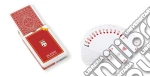 Dal Negro: Carte Da Gioco Poker St. Moritz Rosso Extra giochi