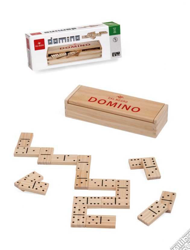 Domino In Legno Con Scatola gioco di Dal Negro
