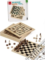 Dal Negro: Scacchi Dama Tria Top Cm.30 giochi