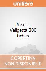 Poker - Valigetta 300 fiches gioco di coperchio plexiglass