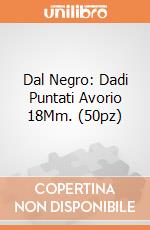 Dal Negro: Dadi Puntati Avorio 18Mm. (50pz) giochi