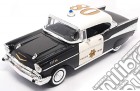 Lucky Die Cast: 1957 Chevrolet Bel Air Police Chief Car Nero giochi