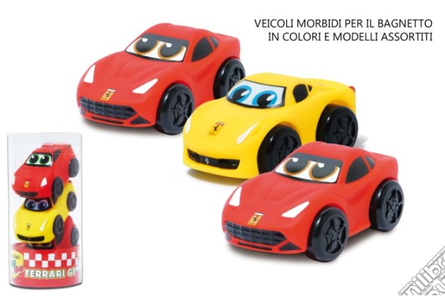 Ferrari Play & Go - Ferrari Gt Splash - Tubo 3 Macchinine Bagnetto gioco di Motorama