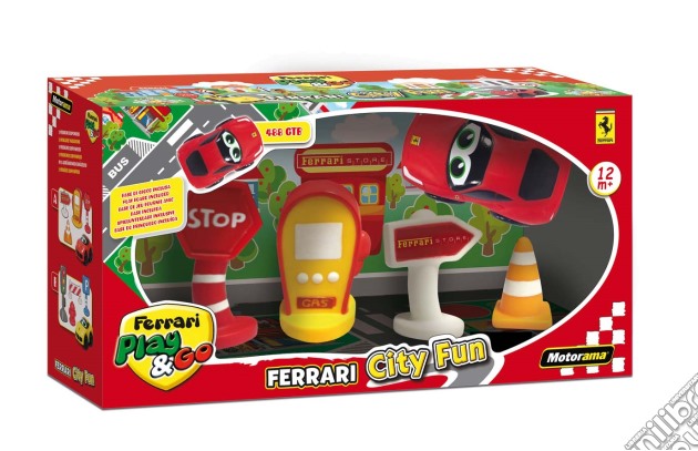 Ferrari Play & Go - City Fun - Set Accessori (un articolo senza possibilità di scelta) gioco di Motorama