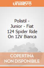 Polistil - Junior - Fiat 124 Spider Ride On 12V Bianca gioco di Polistil