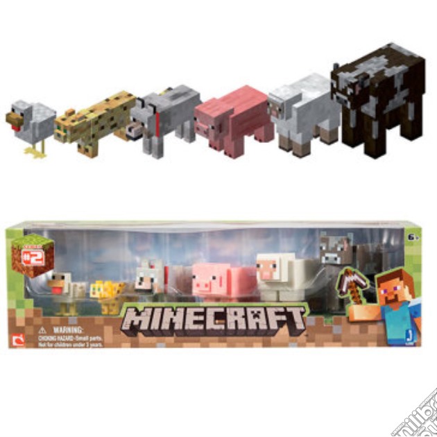 Minecraft - Pack 6 Animali gioco di Giochi Preziosi