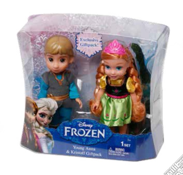 Frozen - Mini Doll Cm 15 Anna + Kristoff gioco di Giochi Preziosi