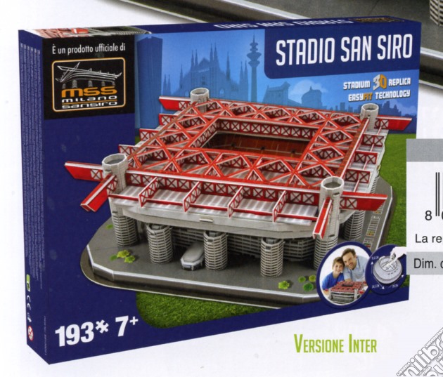 Nanostad 3D Stadium Puzzle - S. Siro Inter gioco di Giochi Preziosi
