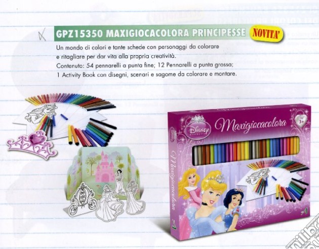 Principesse Disney - Maxi Gioca E Colora gioco
