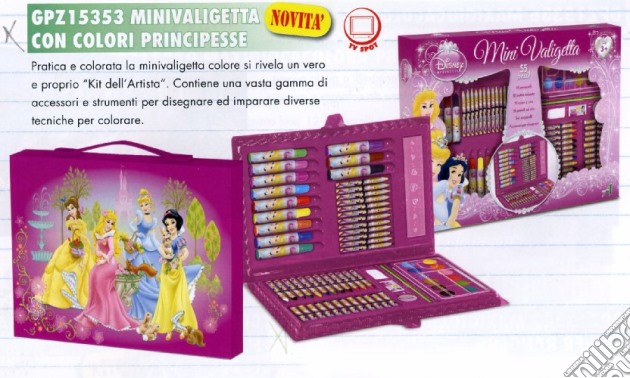 Principesse Disney - Mini Valigetta Colori gioco