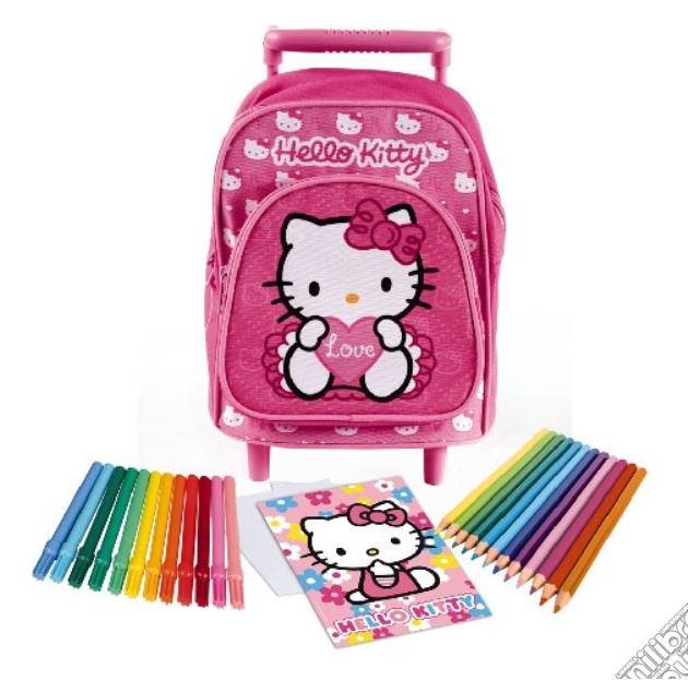 Hello Kitty - Mini Trolley Rigido Con Colori gioco