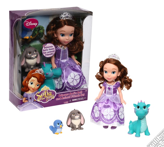 Sofia La Principessa - Bambola Con 3 Cuccioli gioco di Giochi Preziosi