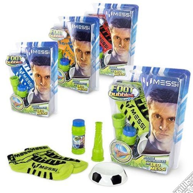 Messi Foot Bubbles - Starter Pack - Bolle Di Sapone Con 1 Paio Di Calze gioco di Gig