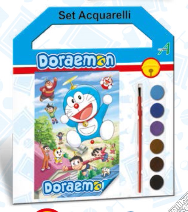Doraemon - Set Acquarelli gioco di Auguri Preziosi