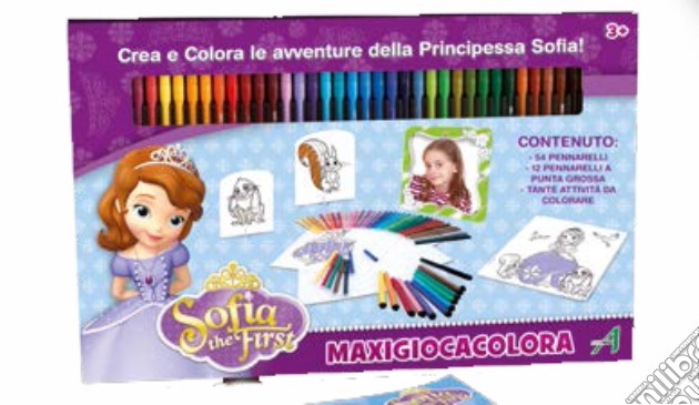 Sofia La Principessa - Maxi Gioca E Colora gioco di Auguri Preziosi