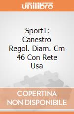 Sport1: Canestro Regol. Diam. Cm 46 Con Rete Usa giochi