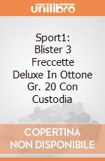 Sport1: Blister 3 Freccette Deluxe In Ottone Gr. 20 Con Custodia giochi