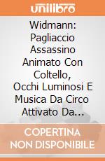 Widmann: Pagliaccio Assassino Animato Con Coltello, Occhi Luminosi E Musica Da Circo Attivato Da Sensore Sonoro- 60 Cm -Con Funzione Try Me (3 Batteri giochi