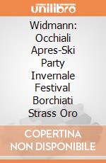 Widmann: Occhiali Apres-Ski Party Invernale Festival Borchiati Strass Oro giochi