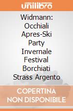 Widmann: Occhiali Apres-Ski Party Invernale Festival Borchiati Strass Argento giochi