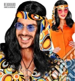 Widmann: Nera Parrucca Anni 70 Disco Fever Con Fascia In Scatola giochi
