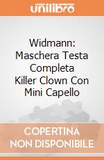 Widmann: Maschera Testa Completa Killer Clown Con Mini Capello giochi
