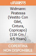 Widmann: Piratessa (Vestito Con Gilet, Cintura, Copricapo) (116 Cm / 4-5 Years) giochi
