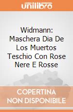 Widmann: Maschera Dia De Los Muertos Teschio Con Rose Nere E Rosse giochi