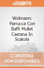 Widmann: Parrucca Con Baffi Mullet Castana In Scatola giochi