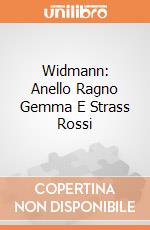 Widmann: Anello Ragno Gemma E Strass Rossi giochi