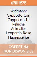 Widmann: Cappotto Con Cappuccio In Peluche Animalier Leopardo Rosa Fluorescente giochi