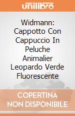 Widmann: Cappotto Con Cappuccio In Peluche Animalier Leopardo Verde Fluorescente giochi