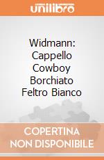 Widmann: Cappello Cowboy Borchiato Feltro Bianco giochi