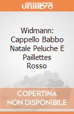 Widmann: Cappello Babbo Natale Peluche E Paillettes Rosso giochi