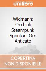 Widmann: Occhiali Steampunk Spuntoni Oro Anticato giochi