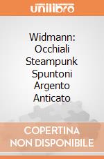Widmann: Occhiali Steampunk Spuntoni Argento Anticato giochi