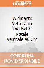 Widmann: Vetrofania Trio Babbi Natale Verticale 40 Cm giochi
