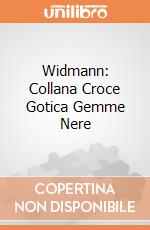 Widmann: Collana Croce Gotica Gemme Nere giochi