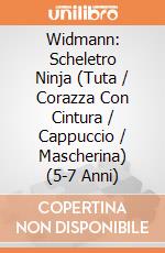 Widmann: Scheletro Ninja (Tuta / Corazza Con Cintura / Cappuccio / Mascherina) (5-7 Anni) giochi