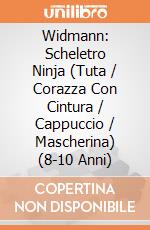 Widmann: Scheletro Ninja (Tuta / Corazza Con Cintura / Cappuccio / Mascherina) (8-10 Anni) giochi