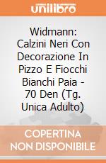 Widmann: Calzini Neri Con Decorazione In Pizzo E Fiocchi Bianchi Paia - 70 Den (Tg. Unica Adulto) giochi