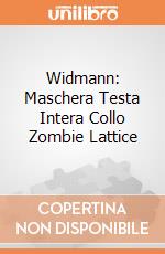 Widmann: Maschera Testa Intera Collo Zombie Lattice giochi