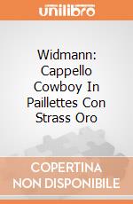 Widmann: Cappello Cowboy In Paillettes Con Strass Oro giochi