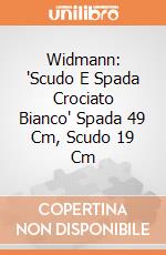 Widmann: "Scudo E Spada Crociato Bianco" Spada 49 Cm, Scudo 19 Cm giochi